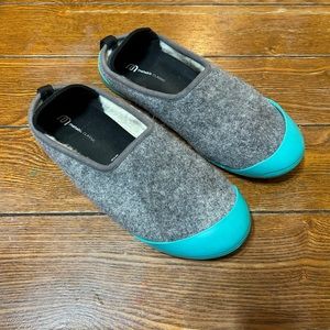 MAHABIS Classics Wool Comfort Fleece lined Indoor/Outdoor Shoes-Size 38